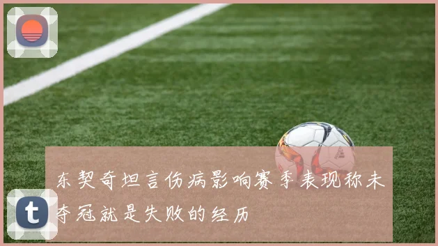 东契奇坦言伤病影响赛季表现称未夺冠就是失败的经历