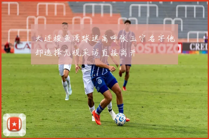 大连梭鱼湾球迷高呼张玉宁名字他却选择无视采访直接离开